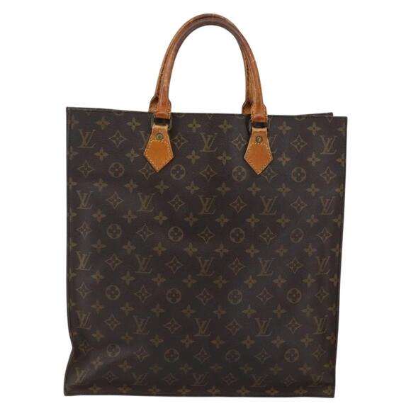 LOUIS VUITTON Monogram Sac Plat Hand Bag M51140 - Picture 2 of 12